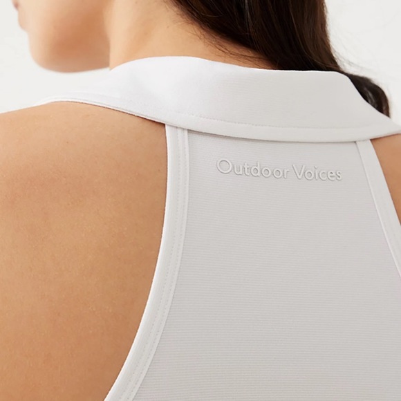 Outdoor Voices Women's Warmup Collared Crop Top SIZE MEDIUM - Picture 6 of 11